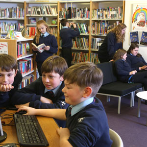 School library at William Brookes School